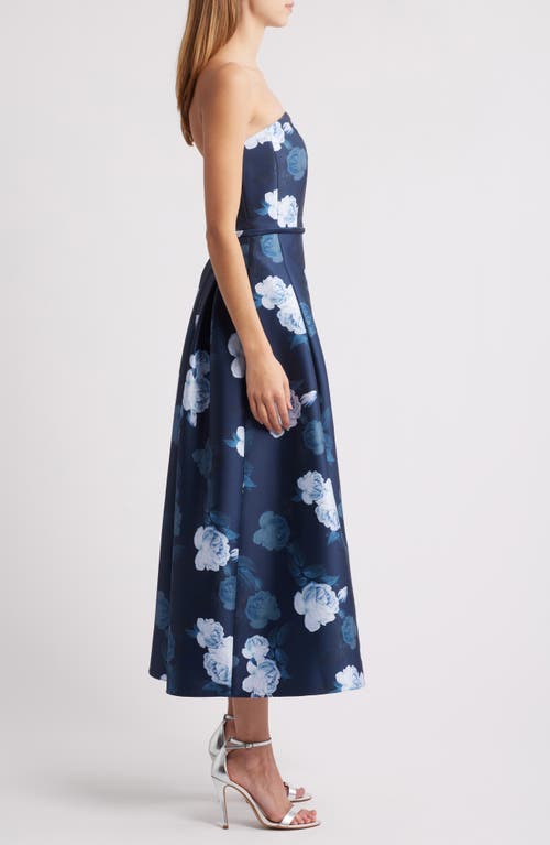 Sachin & Babi Shay Dress In Midnight Glacial Rose