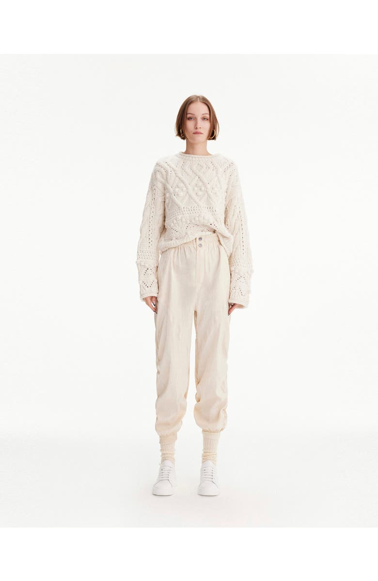 THEO The Label Athena Ruched Trackpant, Alternate, color, 