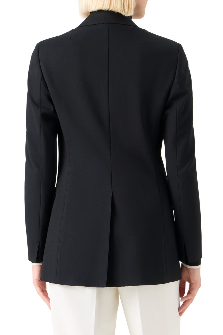 Classic Single Breasted Blazer, Alternate, color, BLACK
