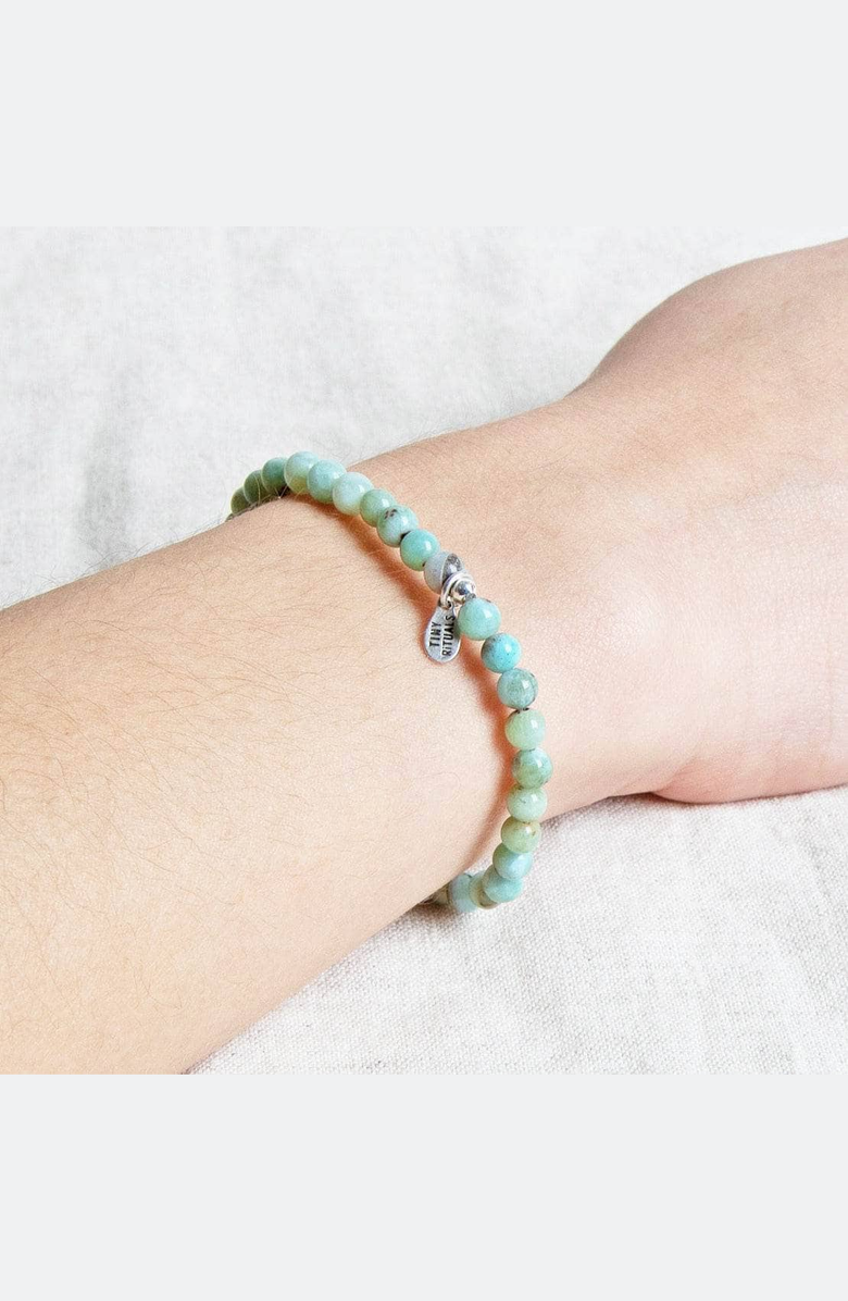 Tiny Rituals Genuine Rare Larimar Energy Bracelet, Alternate, color, Light Blue-Green