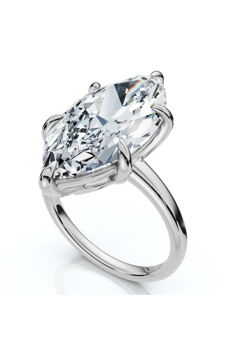 Bliss Diamond Certified 5Ct Kelly Marquise Solitaire Engagement Ring 14k Gold or Pt Lab Grown, Alternate, color, 14K White Gold