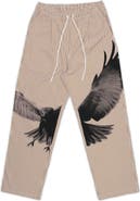 STUDENTS Hurricane Stripe Woven Cotton Drawstring Pants
