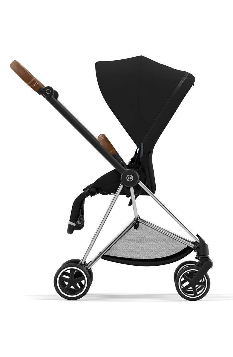 CYBEX MIOS 3 Compact Lightweight Stroller with Chrome/Brown Frame, Alternate, color, 