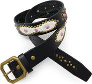 mnml Mojave Leather Studded Belt