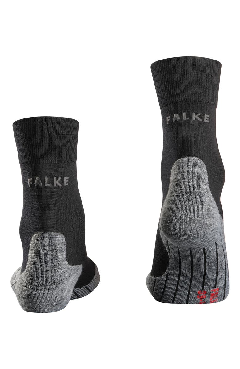 Falke RU4 Endurance Wool Running Socks, Alternate, color, Black-Mix