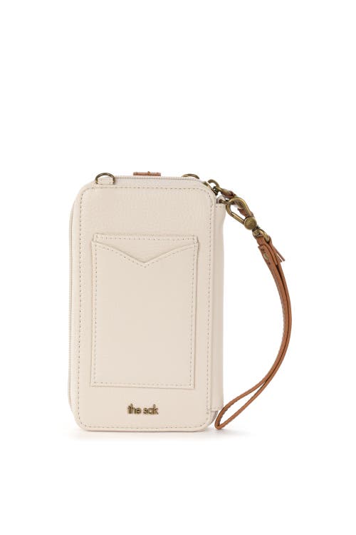 The Sak Silverlake N/s Smartphone Crossbody In Stone Block