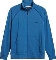 BOSS Mix Match Stretch Cotton Zip Jacket