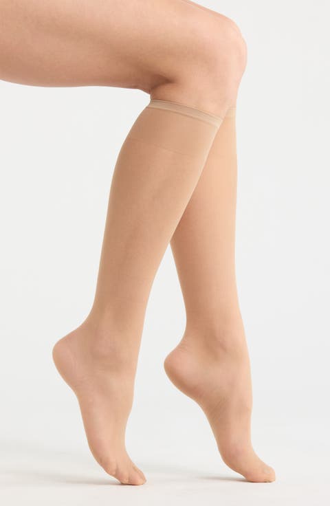Everyday Sheer 2-Pack Knee High Socks