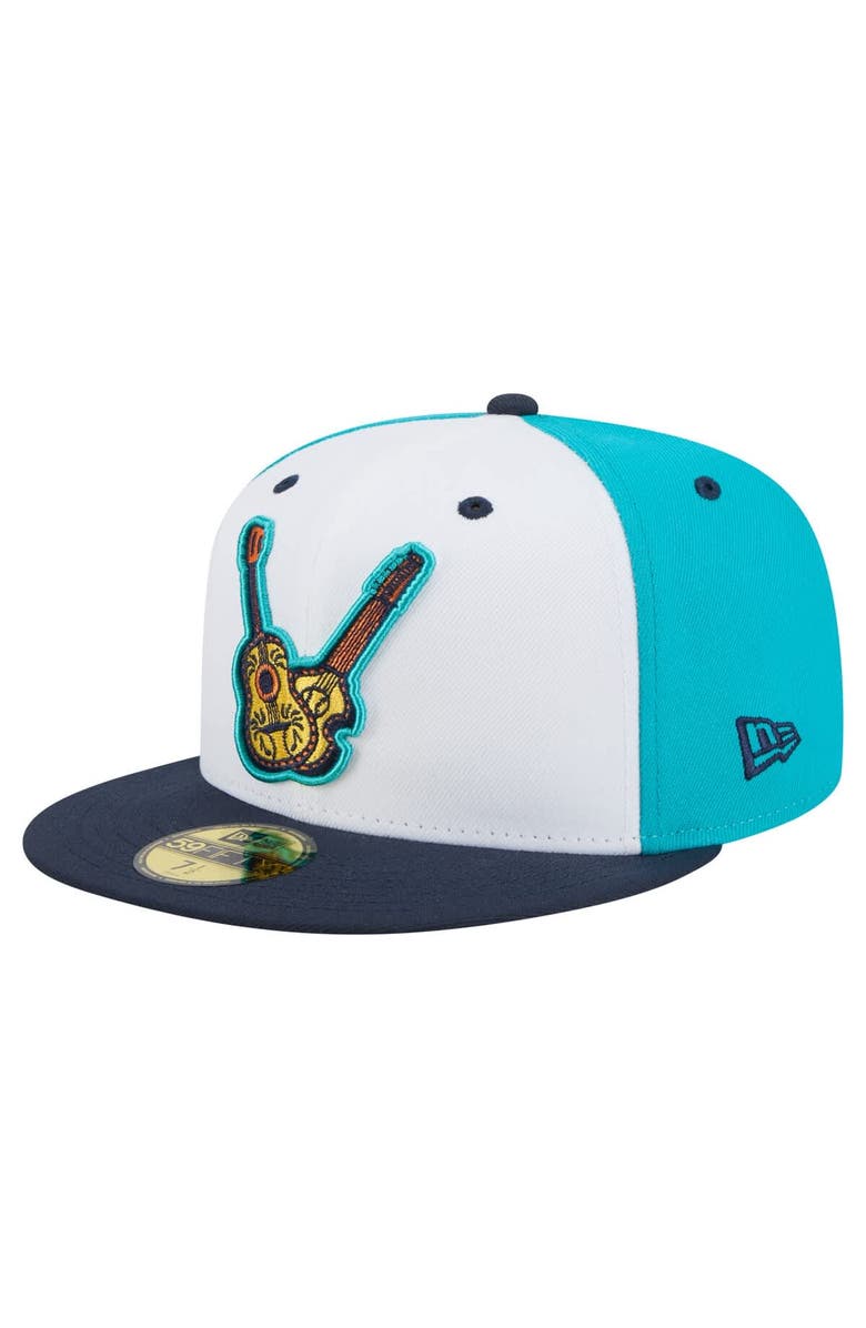 New Era Men's New Era White Nashville Sounds Copa de la Diversión 59FIFTY Fitted Hat, Main, color, White