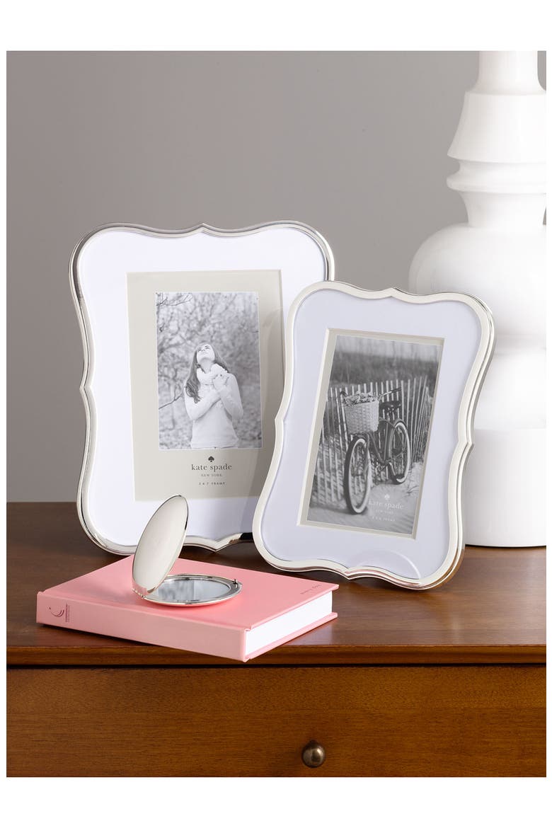 hello sunshine compact mirror, Alternate, color, SILVER