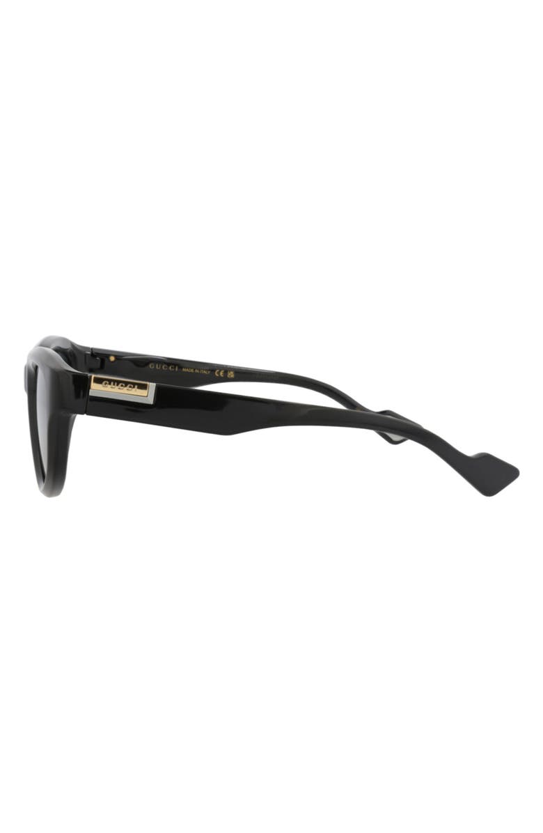 Gucci Novelty Sunglasses, Alternate, color, Black Black Grey