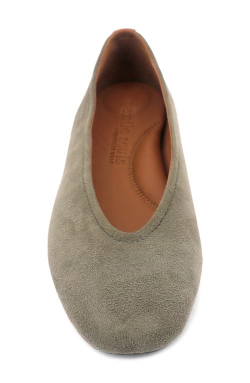 Gentle Souls Willow Woven Flat In Green