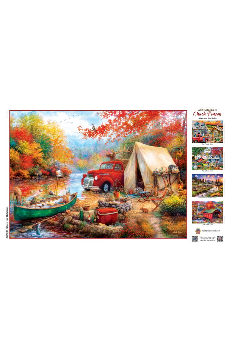 Share the Outdoors 1000 Piece Puzzle, Alternate, color, Multicolor