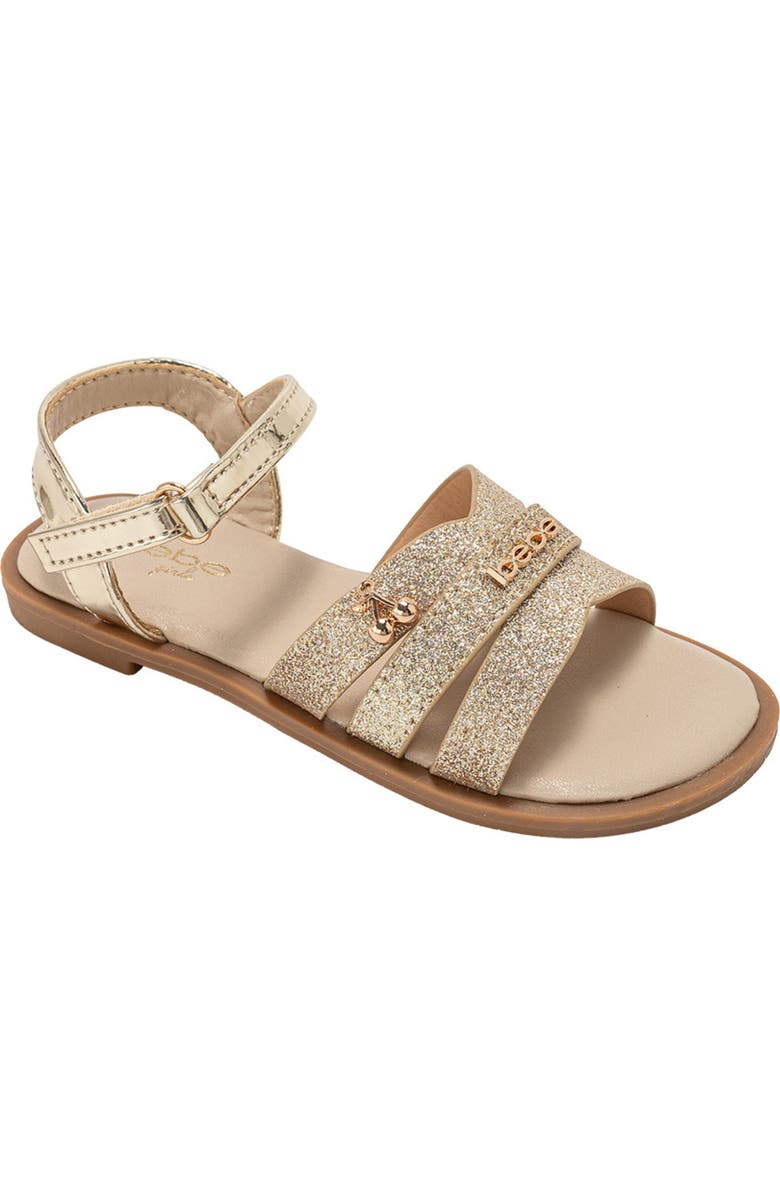 bebe Shimmer Sandal, Main, color,