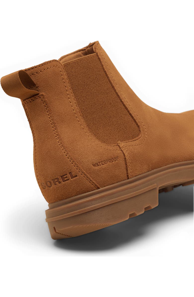 SOREL Cyprus<sup
™</sup
Waterproof Chelsea Boot, Alternate, color, Velvet Tan/ Gum