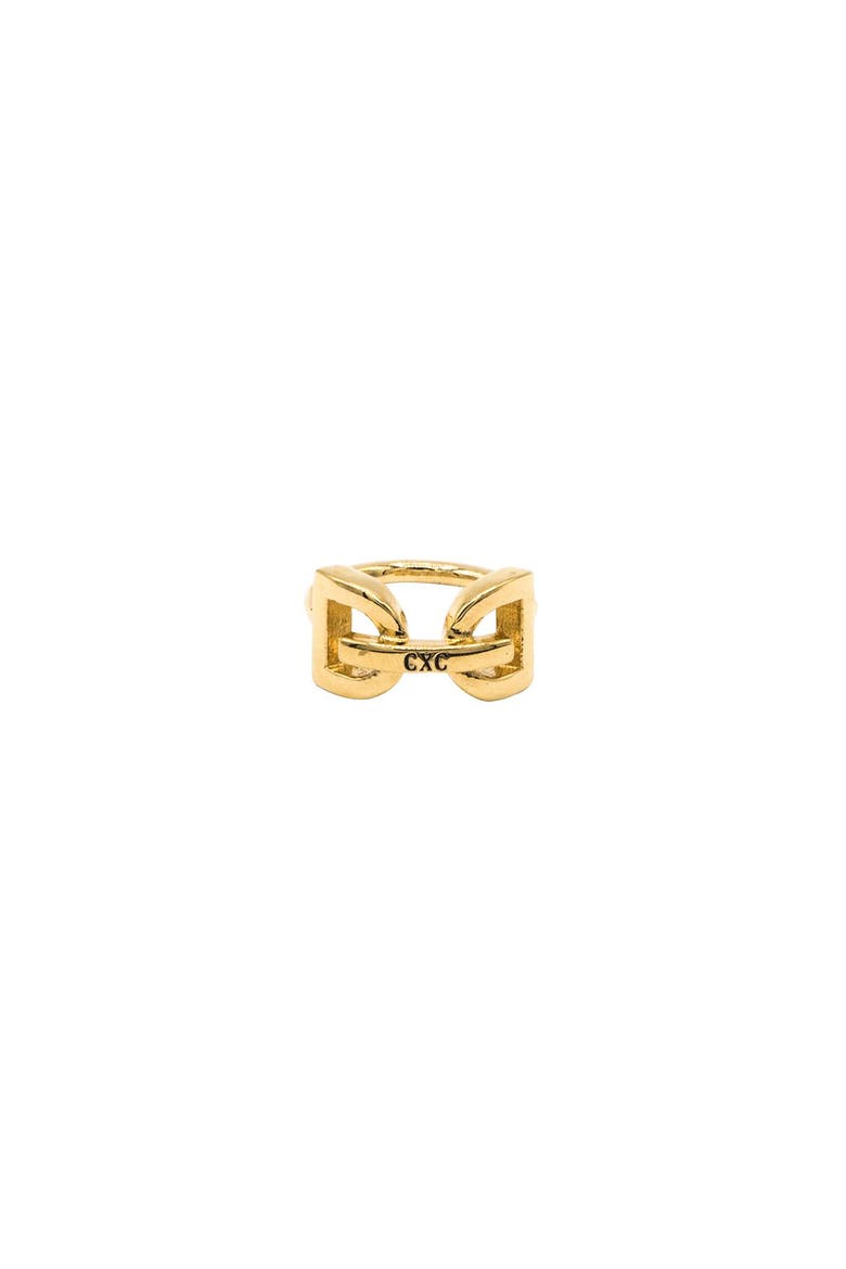 DC Stirrup Ring, Main, color, Gold