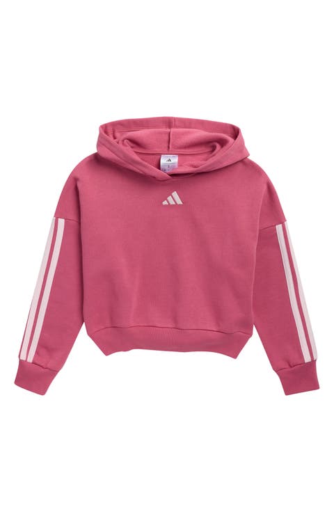 Kids' 3-Stripes Fleece Hoodie