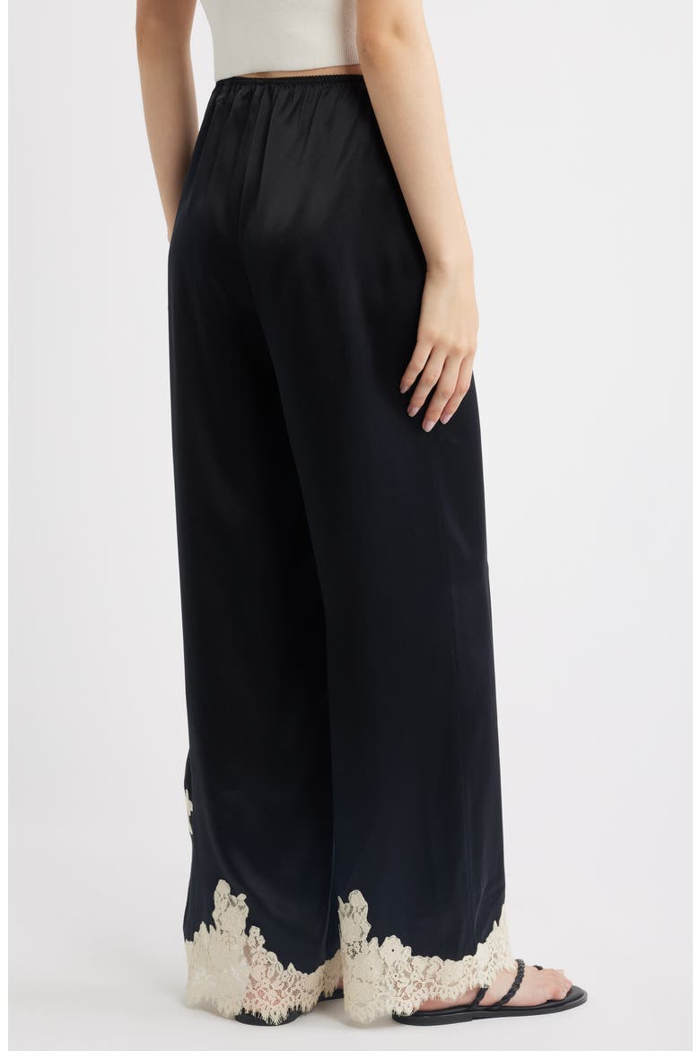 Lavon Silk Wide Leg Pants, Alternate, color, BLACK WCL