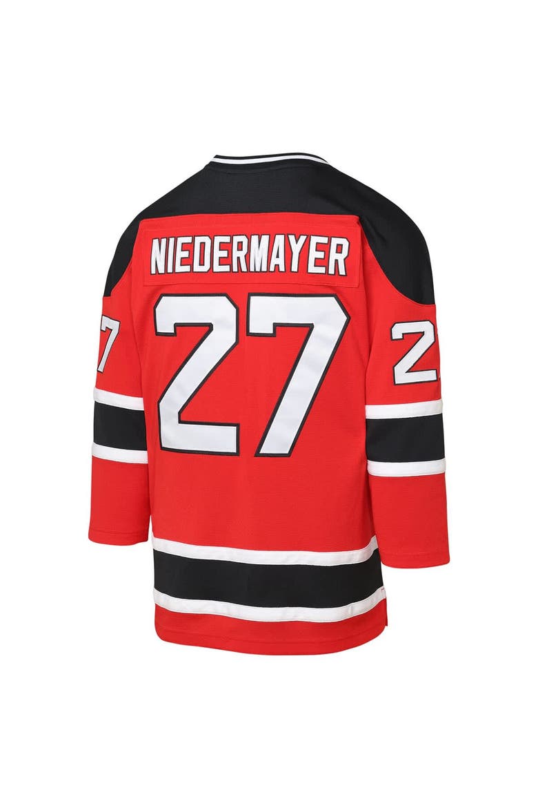 Youth Mitchell & Ness Scott Niedermayer Red New Jersey Devils   1999/00 Blue Line Player Jersey, Alternate, color, Red