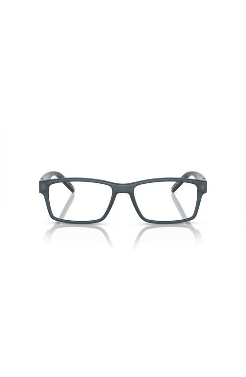 Arnette 52mm Rectangle Optical Glasses In Blue