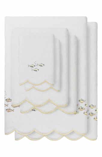 6-Piece Fish School Turkish Cotton Towel Set