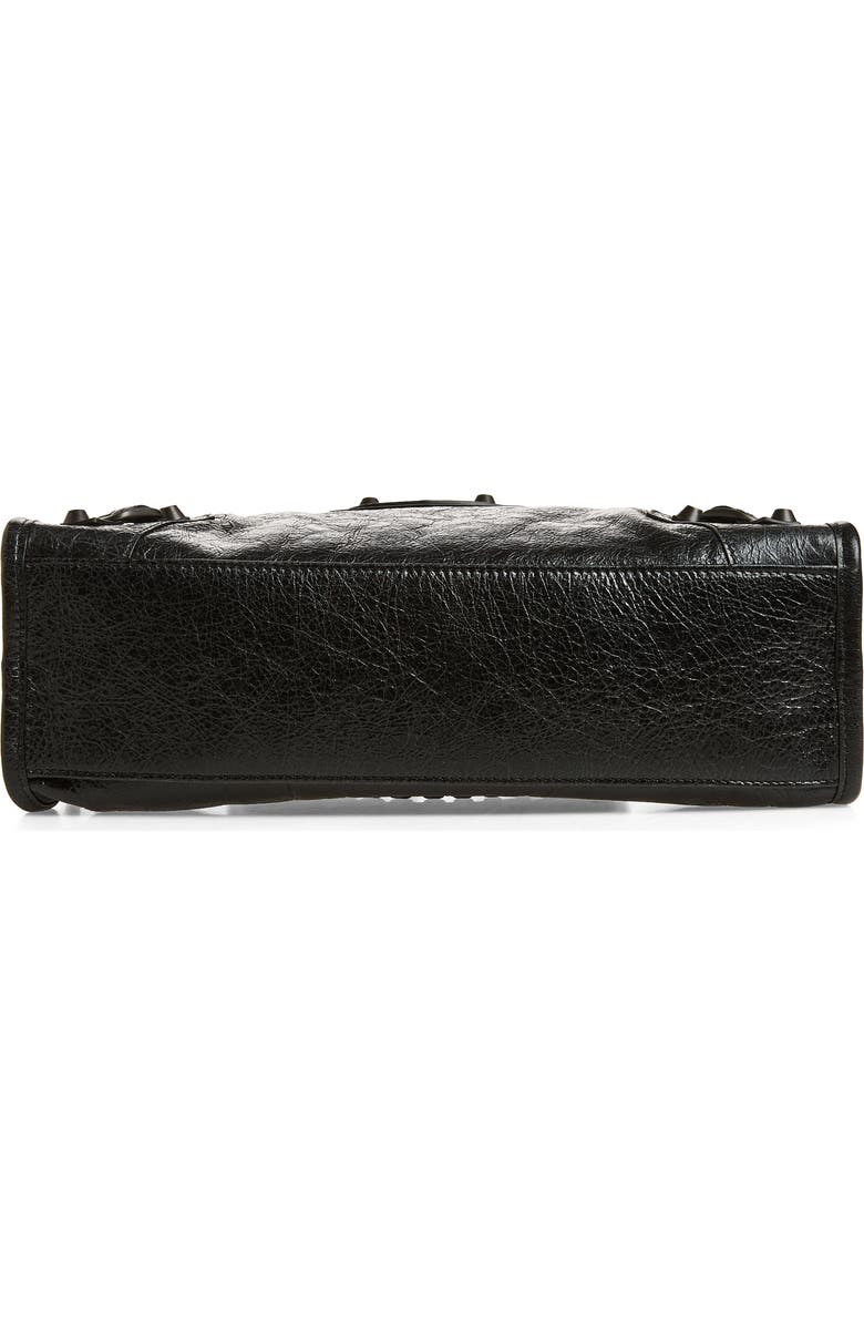 Balenciaga Small Le City Leather Satchel, Alternate, color, 1000 Black