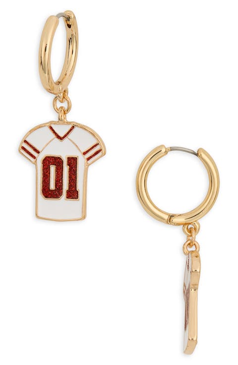 Football Jersey Drop Earrings