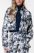 Colourful Rebel Olle Cow Cropped Worker Blouse
