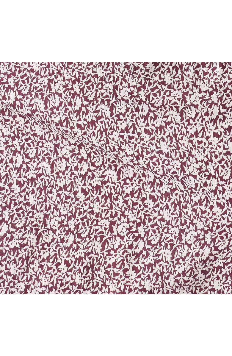 Ripe Maternity Dana Shirred Dress, Alternate, color, Maroon / White