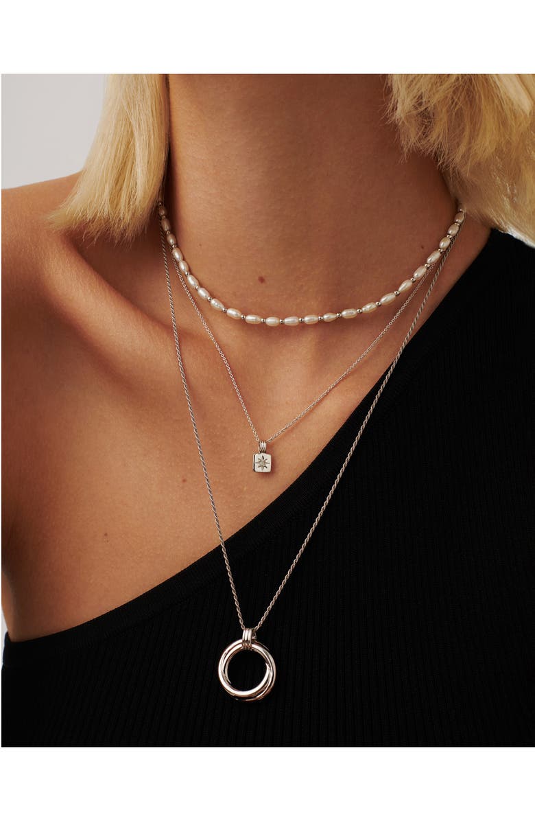 Missoma Engravable Cubic Zirconia Star Pendant Necklace, Alternate, color, 