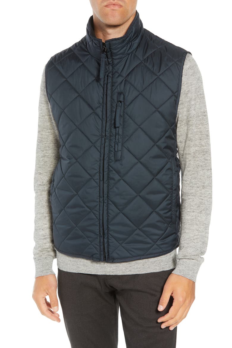 Chester Packable Quilted Vest, Alternate, color, BLACK