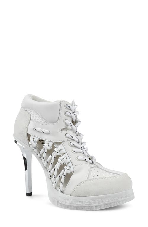 Zigi Shred Platform Pump In White