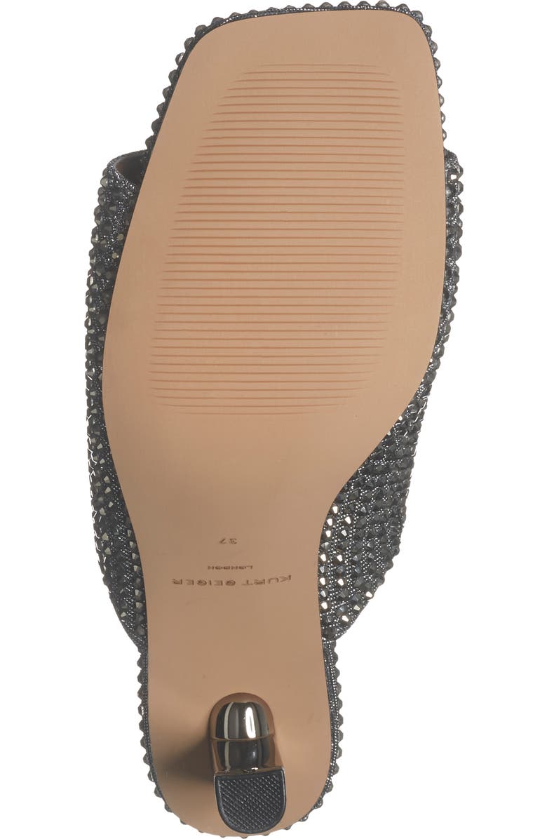 Kurt Geiger London Crystal High Mule, Alternate, color, Silver