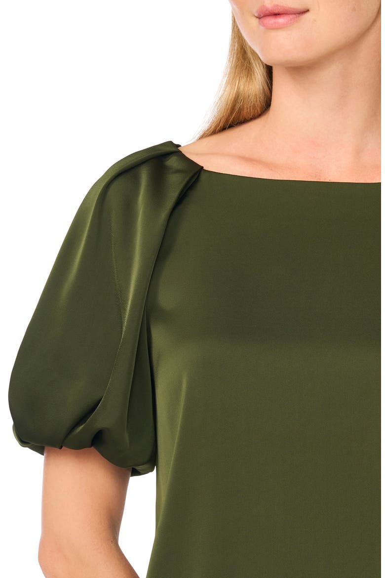 Bubble Sleeve Top, Alternate, color, MIDNIGHT SAGE