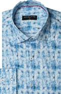 MASUTTO Laredo Print Button-Up Long Sleeve Shirt