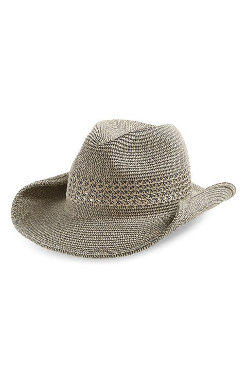 Marled Straw Cowboy Hat