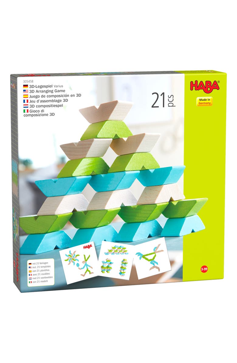 HABA Varius 21-Piece Building Blocks, Main, color,
