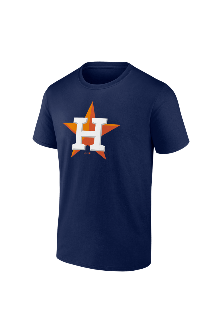 Men's Logo Athletic Navy Houston Astros Official Logo T-Shirt, Alternate, color, Navy
