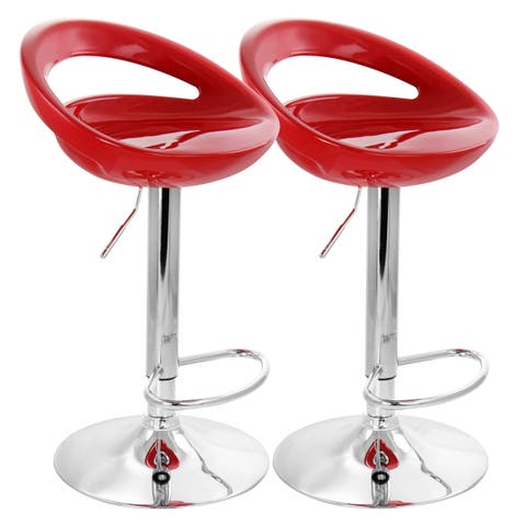 2 Piece Retro Adjustable Bar Stool