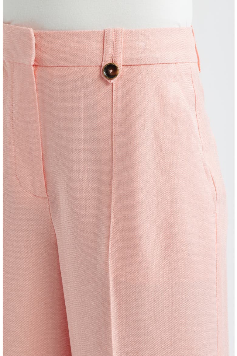 Magda Wide Leg Pleat Pants, Alternate, color, PINK