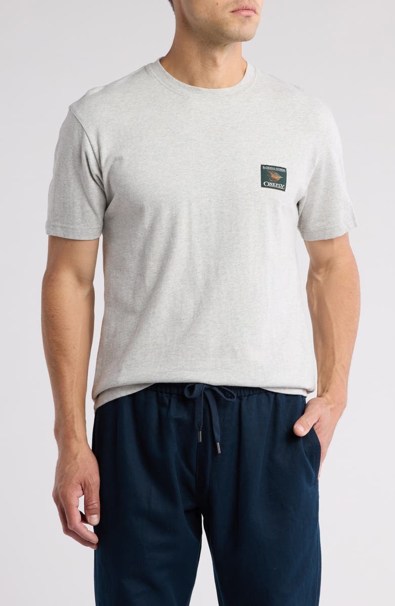 Rodd & Gunn The Angler Patch Cotton T-Shirt, Main, color, Smoke