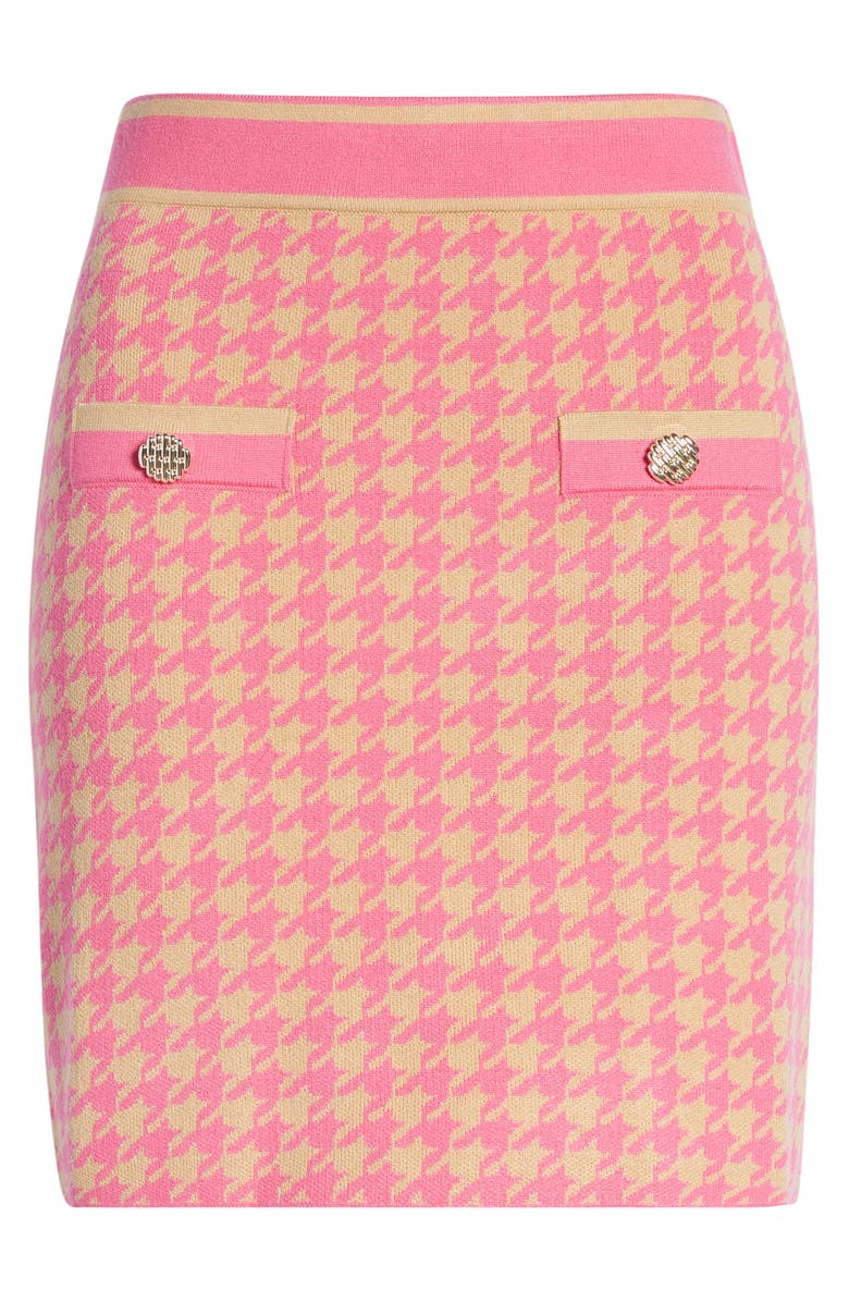 River Island Houndstooth Skirt, Alternate, color, 