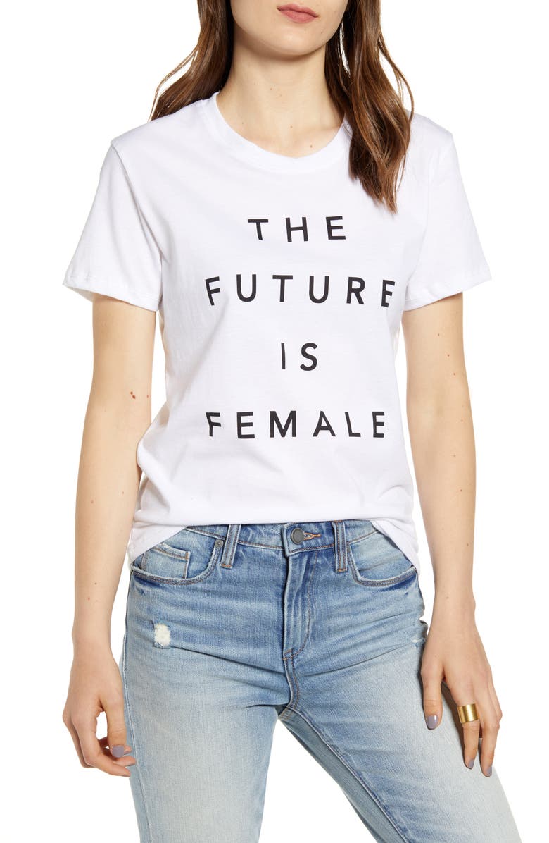 Prince Peter The Future Is Female Graphic Tee, Main, color, 