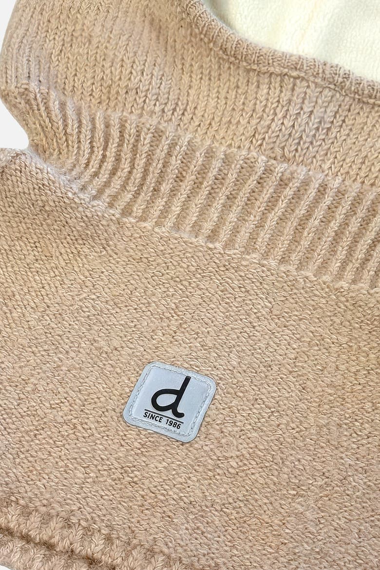 Bear Ear Fleece Lined Knit Balaclava, Alternate, color, Light Taupe