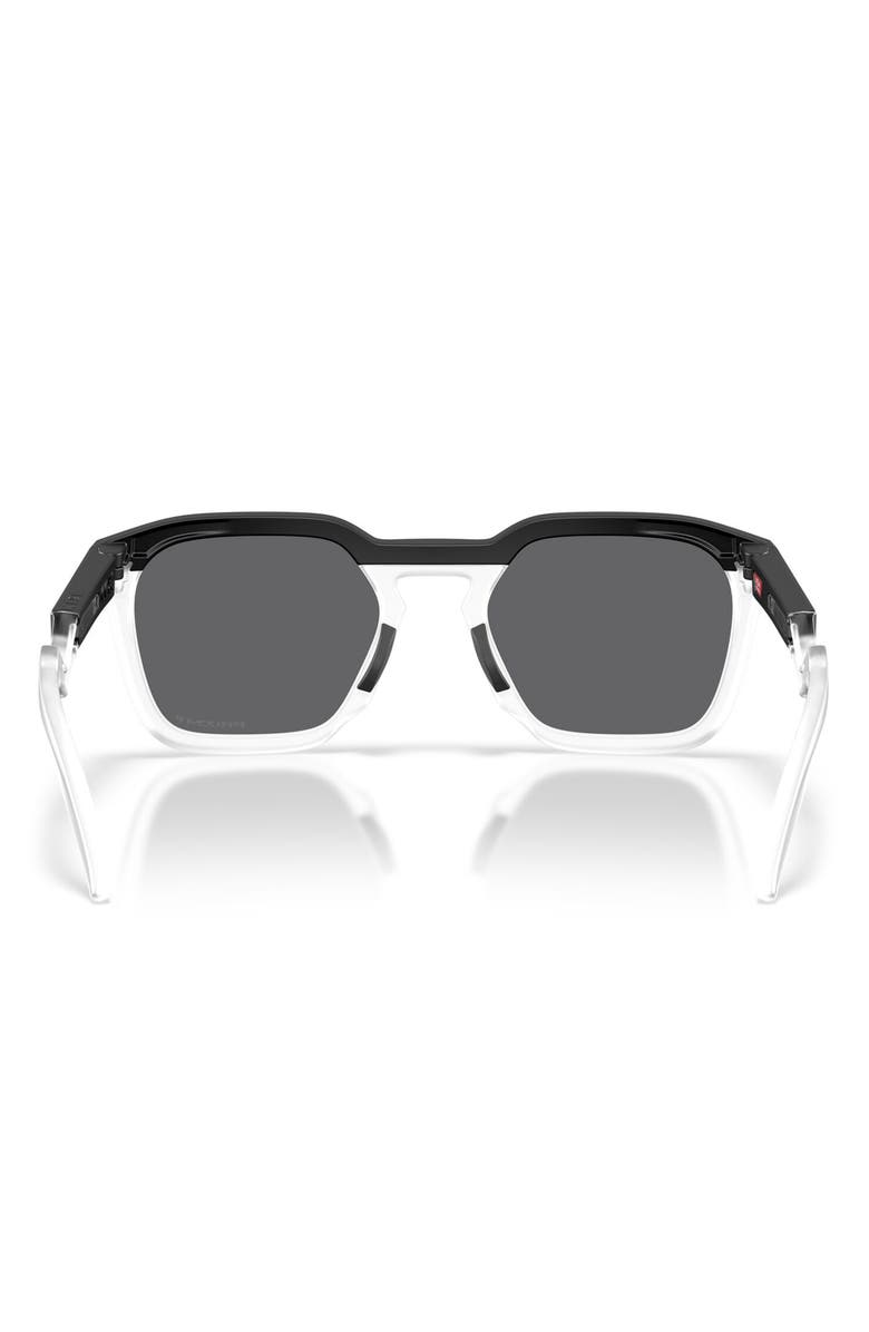 Oakley HSTN SQ 54mm Prizm<sup>™</sup> Polarized Square Sunglasses, Alternate, color, Matte Black / Prizm Black