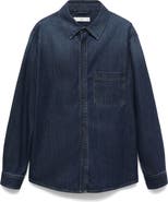 MANGO Denim Overshirt