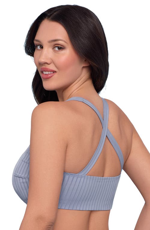 S3 Ribbed Scoopneck Crossback Bikini Top