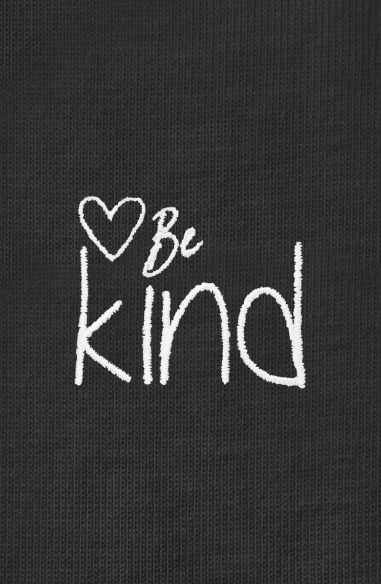 Dalix Be Kind Womens Relaxed Tee, Alternate, color, Dark Gray