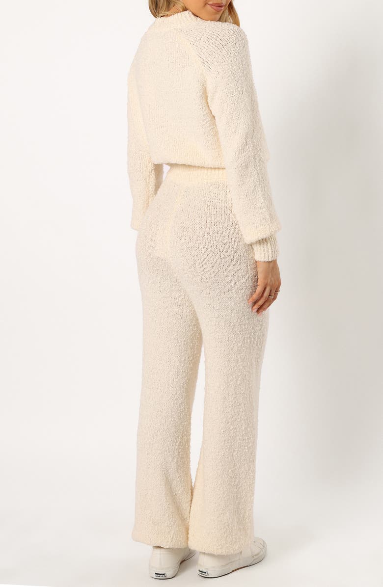 Petal & Pup Victoria Crewneck Sweater & Pants Set, Alternate, color, Cream