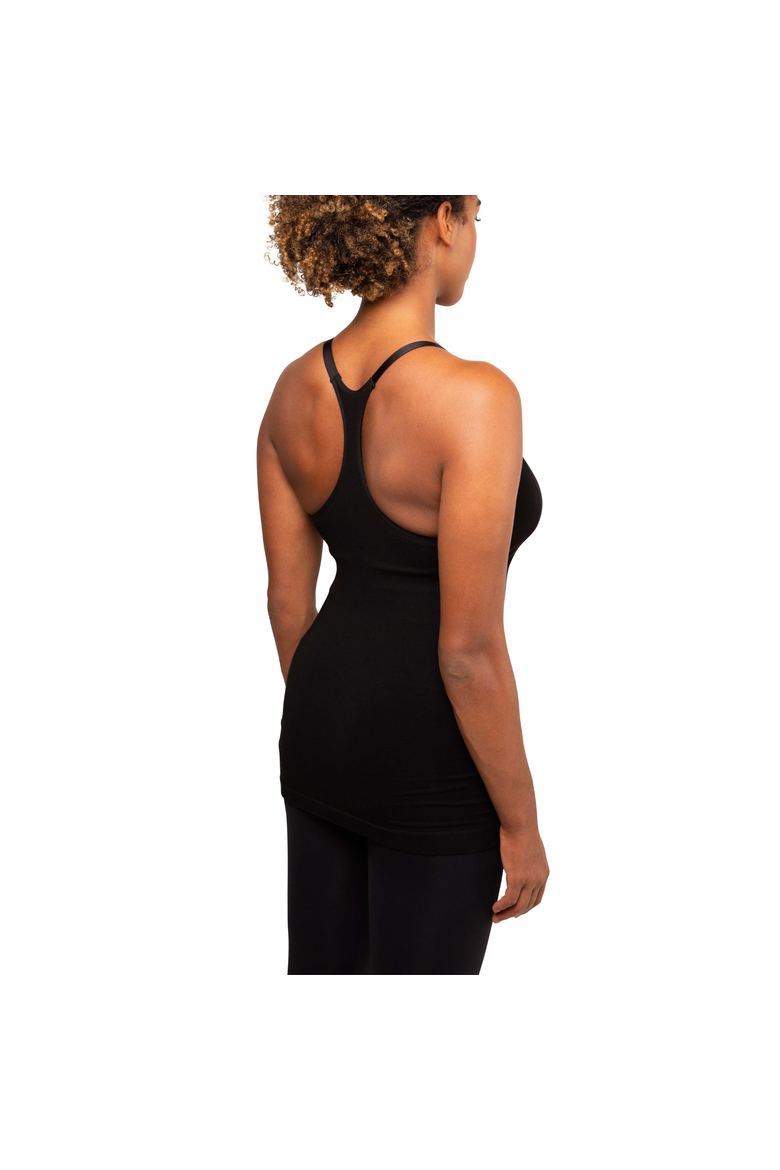 Modern Eternity Ava Maternity and Nursing Racer Back Nursing Tank, Alternate, color, Black